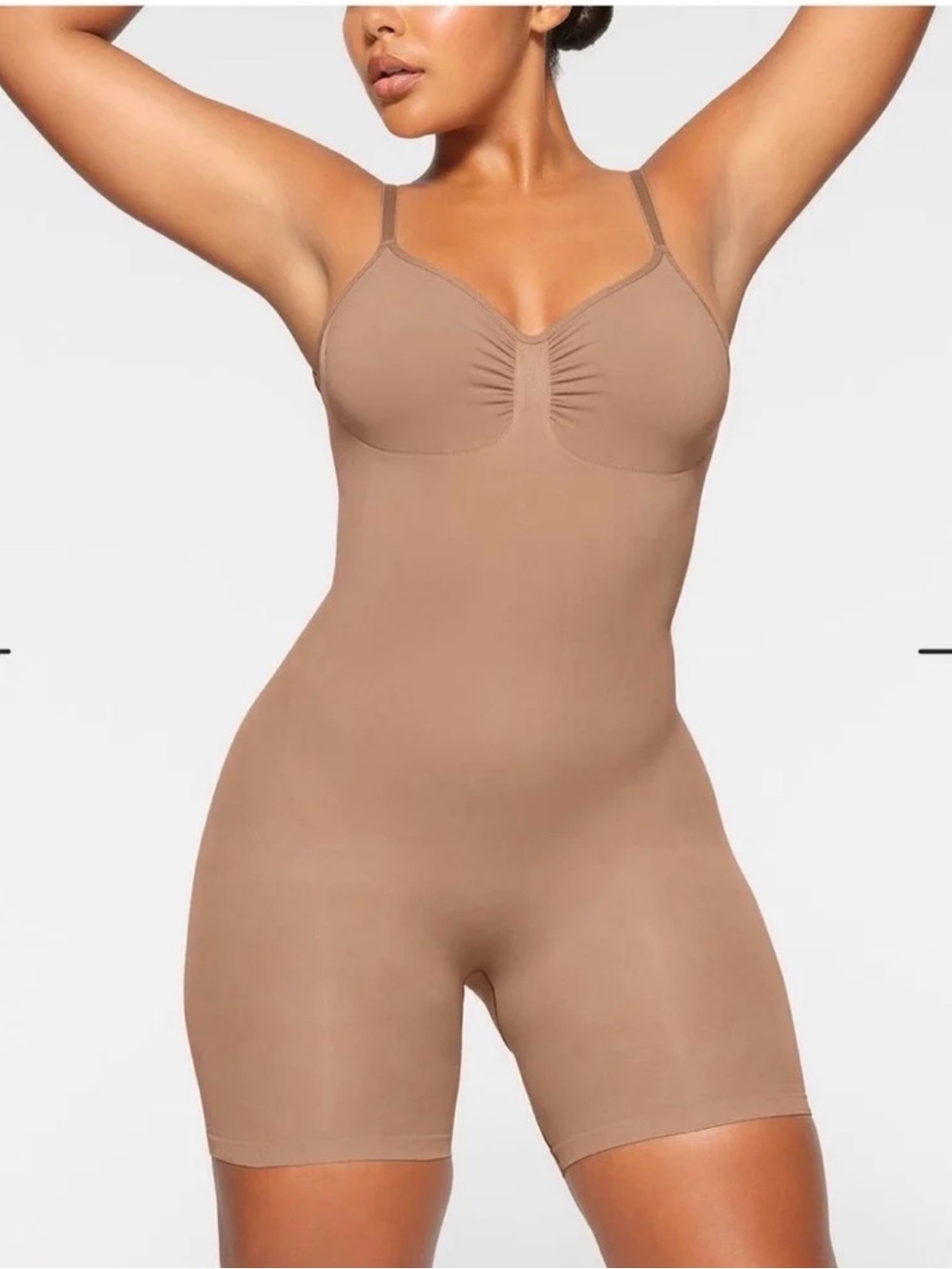 Skims Seamless Sculpt Shapewear Bodysuit - Sand